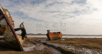 弗利特德伍,兰开夏,河口,水,古董,水平画幅,无人,古老的,英格兰