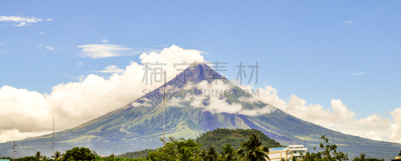 阿尔拜省,菲律宾,火山,马尔地马荣火山,圆锥,自然,水平画幅,地形,熔岩,地质学