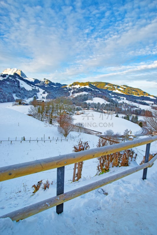 雪,冬天,地形,山庄,垂直画幅,天空,风,格鲁耶尔干酪,乡村风格,白色