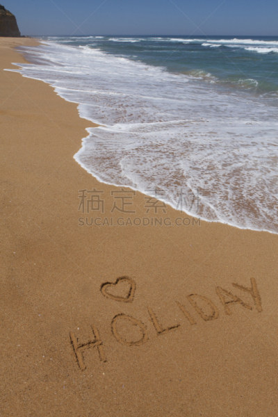 沃纳姆堡,阿波罗小镇,巴思海峡,十二门徒峰,大洋路,坎贝尔海港,垂直画幅,沙子,户外,海滩