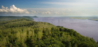 黑龙江,白昼,夏天,尼斯,美,导管,水平画幅,山,哈巴罗斯福克边疆区,整体情况
