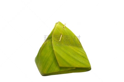 泰国,甜点心,印度香米,香蕉叶,有包装的,水平画幅,研磨食品,膳食,白色,清新