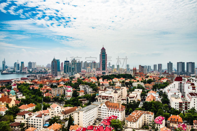 Qingdao, China, June 2018. 
Qingdao, in China’s eastern Shandong province, is a port city of skyscrapers, parks and beaches bordering the Yellow Sea. It's known for its beer