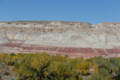 风景,犹他,路,莫斯特,一只动物,地球,万岩柱,沙岩,escalante,沙漠