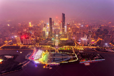广州,都市风景,黄昏,顶部,cbd,东莞,广东省,办公室,体育场,公园