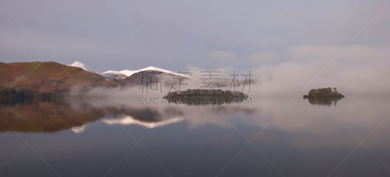 冬天,德文特湖,风景,水平画幅,无人,全景,波路达利,户外,凯立克,湖