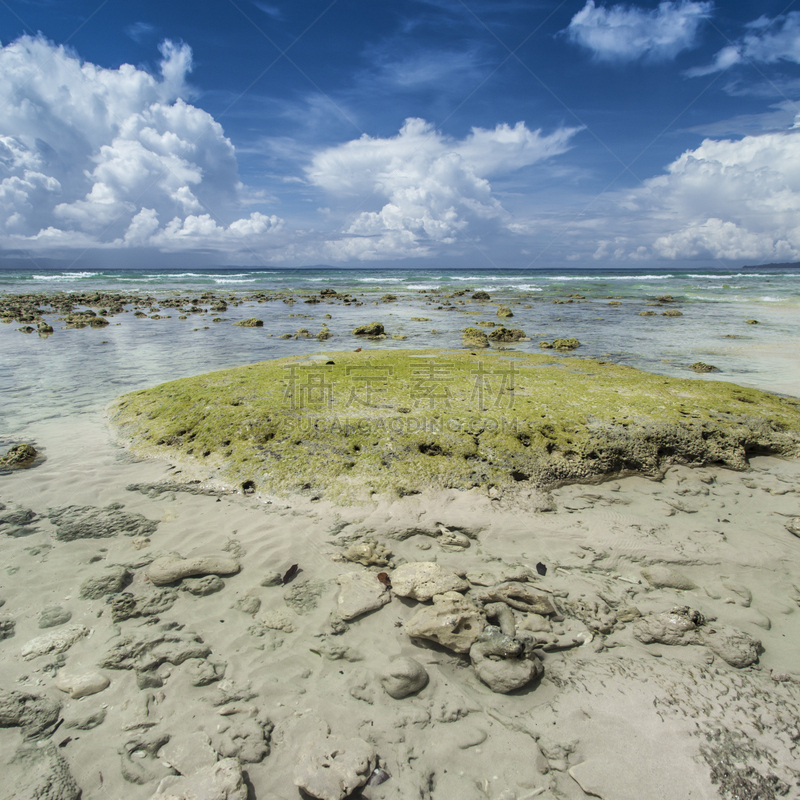 哈弗洛克岛,安达曼群岛,云景,印度,天空,蓝色,白色,芒格洛尔,尼科巴鸠,安达曼和尼科巴群岛