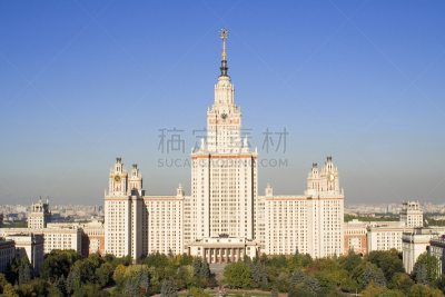 莫斯科,大学,州,美因河,建筑外部,办公室,水平画幅,无人,俄罗斯,知识