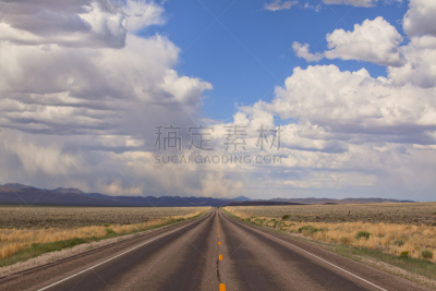 公路,泳道,黄色,柏油路,天空,气候,安地斯山脉,水平画幅,山,无人