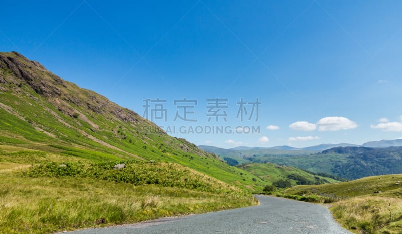 霍尼斯特山口,英格兰湖区,坎布里亚,水平画幅,山,无人,英格兰,户外,自然