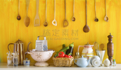 蔬菜,厨房器具,多样,餐具,胡瓜,水平画幅,灯笼椒,木匙,生食,西红柿