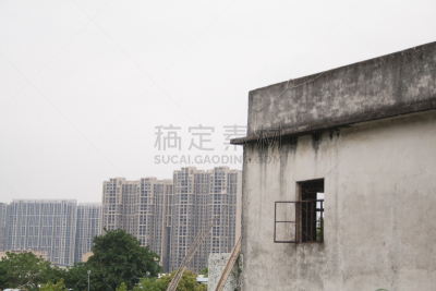 过时的,现代,汕头,韶山,废城,被抛弃的,人造模特,图像,垃圾