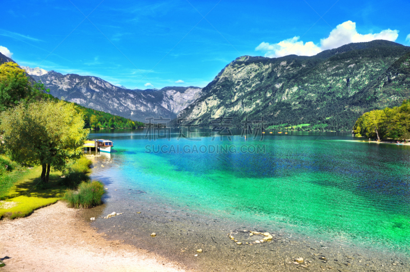 lake bohinj,julian alps,水,斯洛文尼亚,地形,欧洲,自然美,青绿色,波悉尼,john the baptist