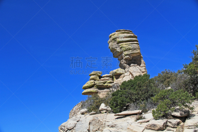 莱蒙山,岩层,胡都岩,锐角,天空,留白,公园,风,美国西部,地名