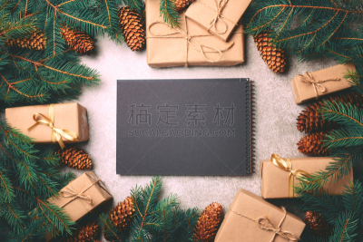 包装纸,背景,手艺,贺卡,留白,新的,边框,水平画幅,夜晚