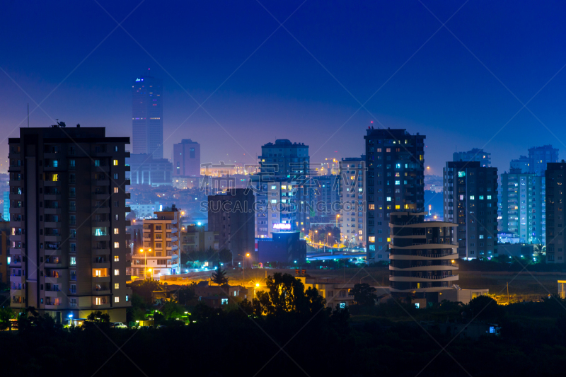 夜晚,城市,自然美,混沌,天空,未来,水平画幅,工作场所,巨大的,情绪压力