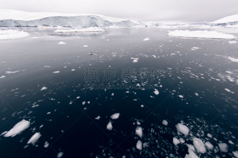 巨大的,冰山,格陵兰,北冰洋,水,天空,雪,纯净,北美,戏剧性的景观