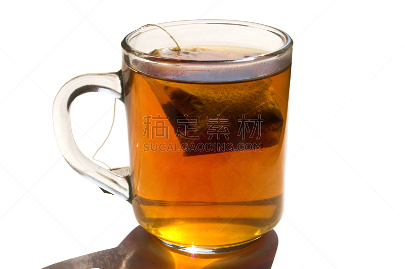 茶杯,茶包,水,褐色,水平画幅,无人,玻璃杯,饮料,黑色,草药