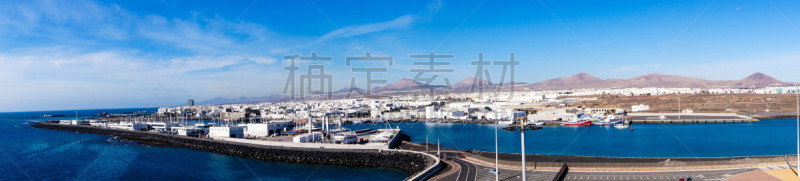 礁石,大西洋,客轮,商业厨房,户外,建筑,餐前小吃,阿伊达,自然,风景