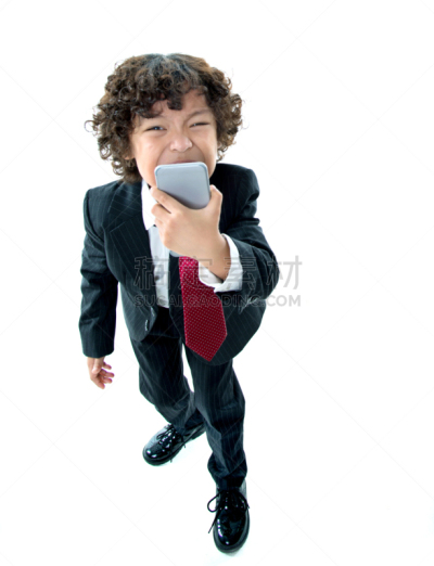 男商人,手机,男孩,穿衣服,垂直画幅,留白,套装,经理,男性,白色