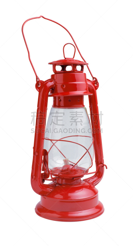 灯笼,古典式,红色,炭黑,煤油,垂直画幅,古老的,白色背景,灯,特写