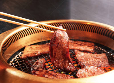 食品,烧肉,准备食物,水平画幅,日本,筷子,肉,摄影,烤,烧烤