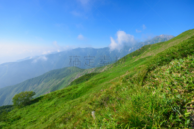 日本阿尔卑斯山脉,日本,山,哈泊峰,白马岳,白马,自然,度假胜地,国家公园,水平画幅