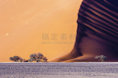 沙子,苏丝斯黎,红色,纳米比亚,沙丘,数字45,瑟斯瑞姆,热,环境,著名景点