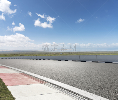 空的路,青海湖,青藏高原,青海省,山路,蜿蜒,停车场,草原,平和,清新