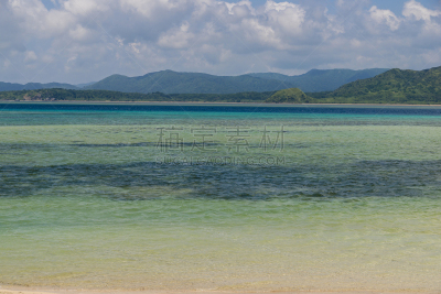 岛,看风景,冲绳县,西表岛,海岸线,当地著名景点,竹富町,纯净,夏天,海滩