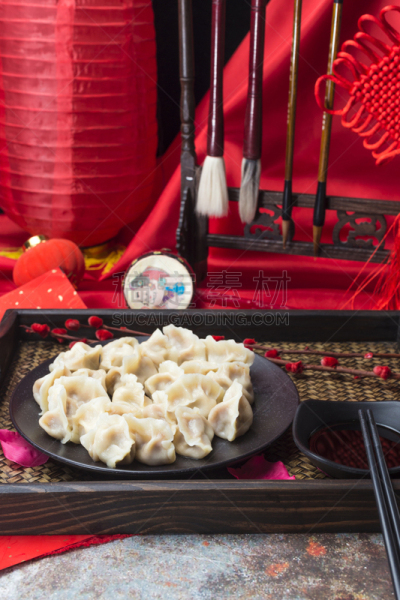 饺子,美味,春节,传统,扑面粉,灯笼,中国灯笼,食品,主食,中国食品