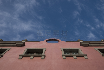 特内里费岛,建筑外部,粉色,英国,窗户,背景,户外,天空,建筑,城市