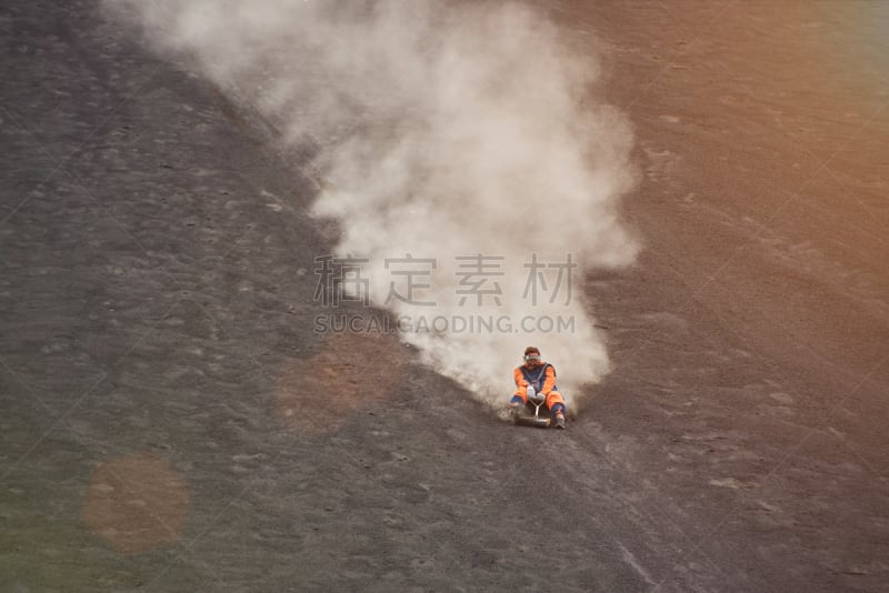 火山,迅速,天空,沙子,泥土,美洲,运动,著名景点,风景