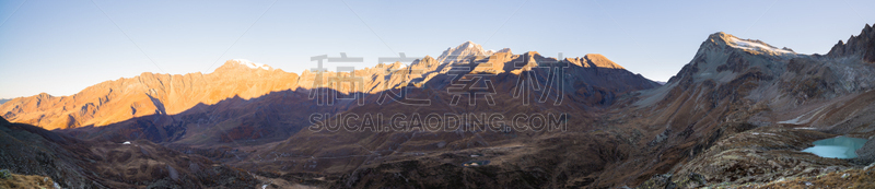 夏天,意大利,阿尔卑斯山脉,全景,名声,旅游目的地,超声波,宽的,天空,洛矶山脉