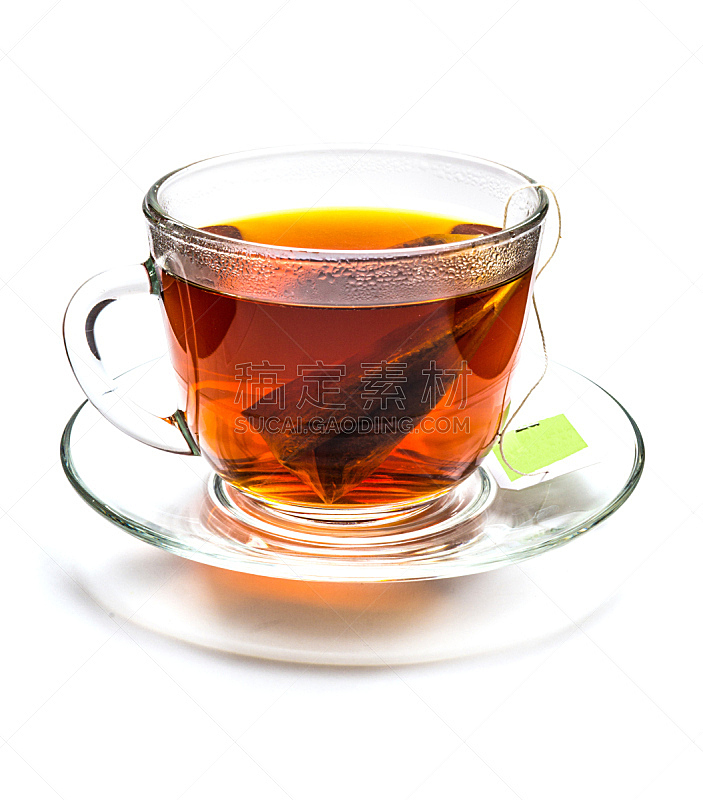 茶包,茶杯,白色,分离着色,茶,杯,热,马克杯,酿酒厂,背景分离