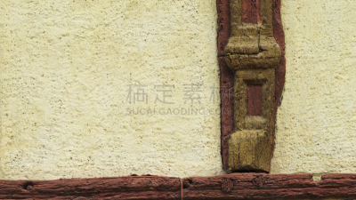 手指框,木材,蒂南,半木结构,中世纪时代,水平画幅,墙,无人,法国,背景