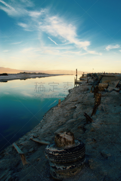 沙顿海,垂直画幅,水,古奇拉谷,海滩,湖岸,无人,户外,加利福尼亚,印第欧