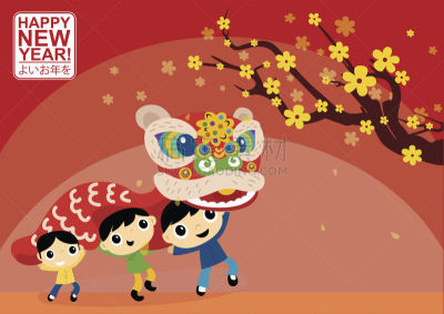 狮王,月亮,新年前夕,舞狮服装,春节,无人,越南,矢量,图像,水平画幅
