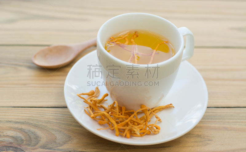 木制,蘑菇,杯,干的,背景,桌子,水平画幅,无人,干花,健康保健