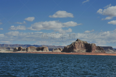 鲍威尔湖,沙漠岩漆,格林水力发电站,水,水平画幅,沙子,无人,岩层,水库,户外