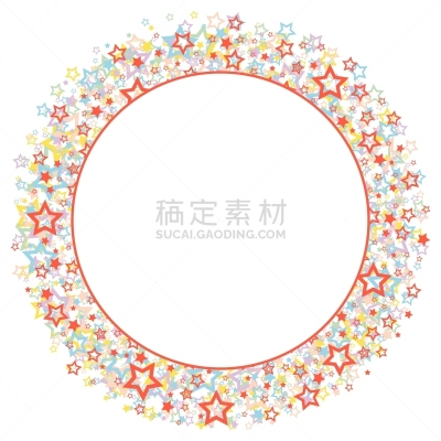 边框,星星,圆形,无人,矢量,背景,相框,星号,图像,绘画插图