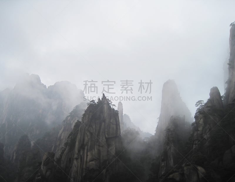 婺源,黄山山脉,中国,2013,江西省,安徽省,中国中东部,水平画幅,山,无人