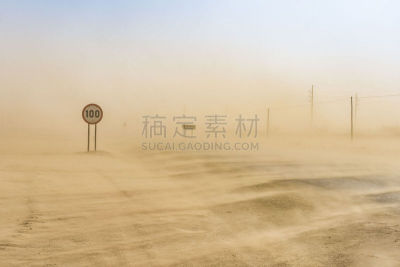 沙尘暴,非洲,纳米比亚,斯瓦考普穆德,气候,暗色,自然神力,暴风雨,尘暴,沙漠
