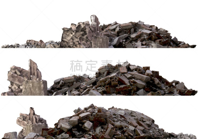 绘画插图,堆,毛石,白色,三维图形,分离着色,自然,灰色,水平画幅,无人