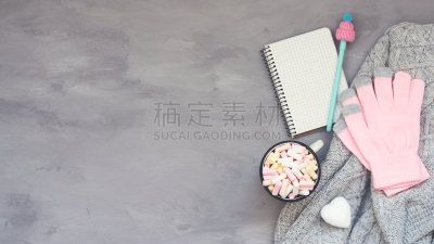 毛衣,棉花软糖,灰色,背景,白色,咖啡,水泥,粉色,冬天,舒服