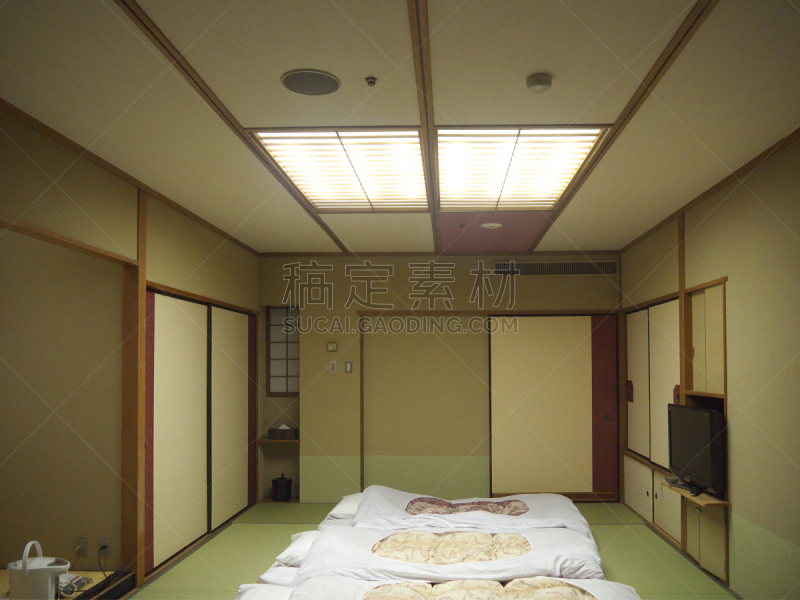 公寓,卧室,日本,时尚,蒲团,障子,推拉门,塌塌米垫,三个物体,床上用品