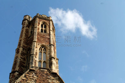 纪念碑,修道院,天空,阿方索十三世,灵性,水平画幅,蓝色,英格兰,英格兰亨利八世,云