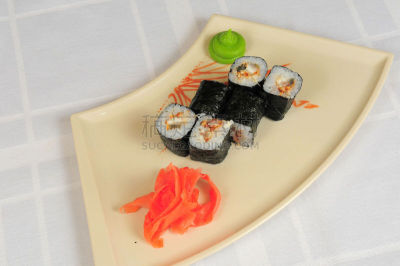 食品,海蛇,三文鱼卷,加州卷,海味沙拉,海老寿司,紫菜,生鱼片,水平画幅,无人