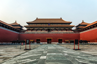 午门,默里迪恩,美国的北京烤鸭,故宫,庭院,亭台楼阁,水平画幅,无人,禁止的,户外