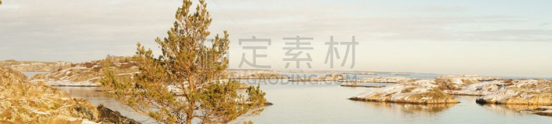 岩石,全景,岛,架子,波纹,skagerrak,暴风雨,水平画幅,无人,大西洋